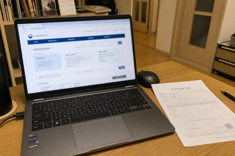 자격득실확인서 PDF 저장 화면