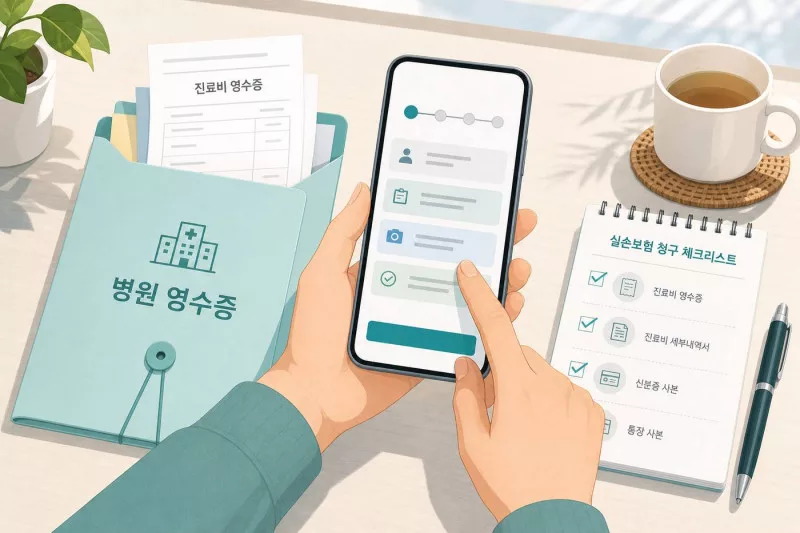 실손보험 병원비 앱 청구와 필요 서류 안내 이미지