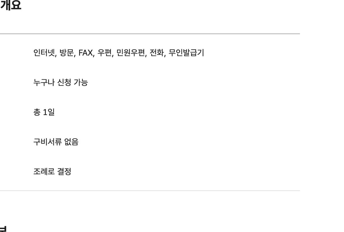 정부24 토지이용계획확인신청 수수료 조례로 결정 처리기간 총 1일 누구나 신청
