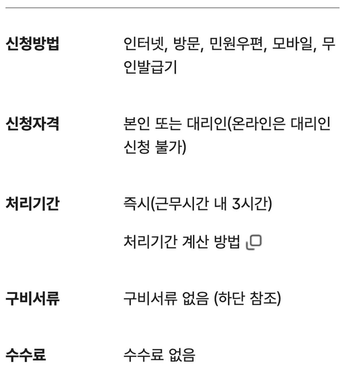 정부24 휴업사실증명 발급 개요 신청방법 수수료 없음 처리기간 즉시