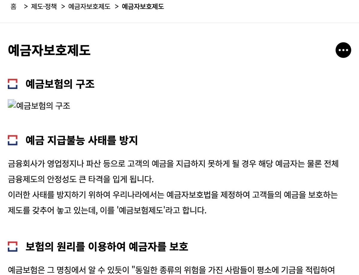 예금보험공사 예금보험제도 구조와 예금보험금