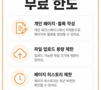 notion 무료 파일용량 히스토리 기본협업 한도
