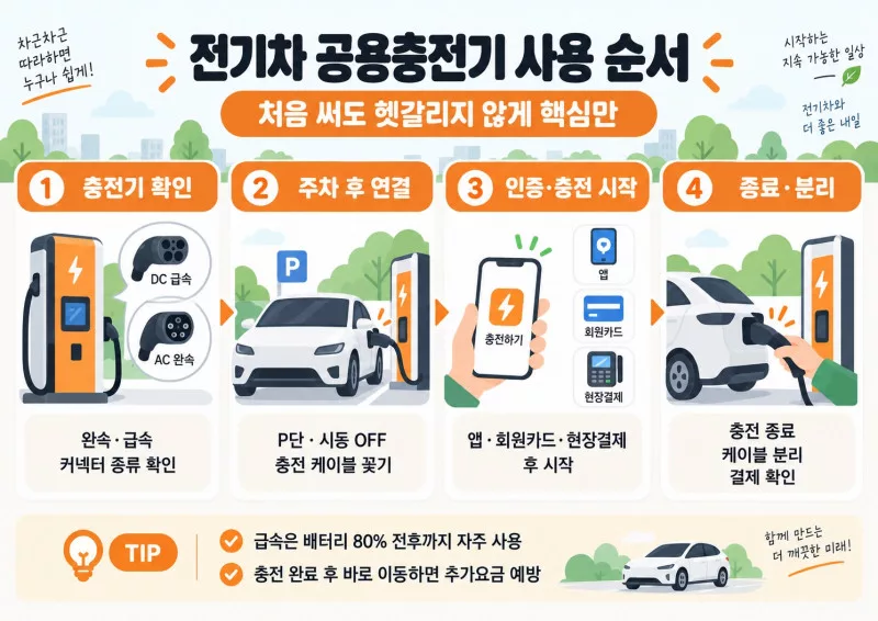 전기차 충전기 사용방법