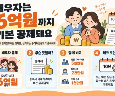 증여세 면제 한도