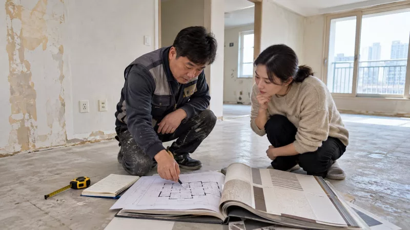 방산시장 도배견적2