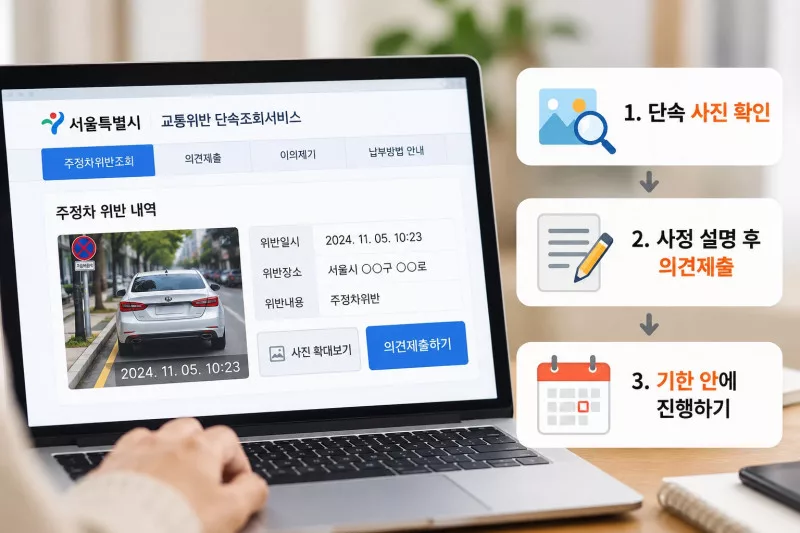 주차위반 과태료 위택스3