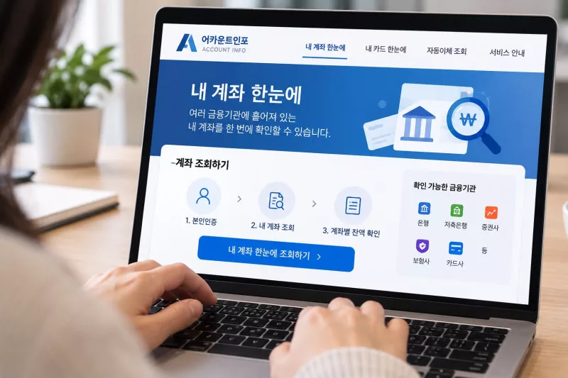 휴면계좌 조회
